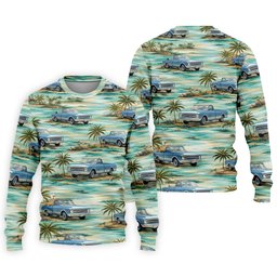 Personalized Truck Golf Shirt, Custom Vehicle Tropical Pattern, Golf Shirt For Men SH818