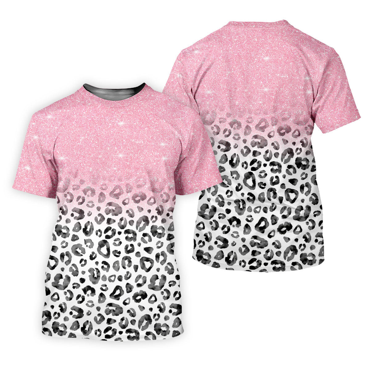 Pink Leopard Men's Golf Shirt, Pink Golf Shirt, Breast Cancer Awareness Shirt, Golf Shirts For Men SH818