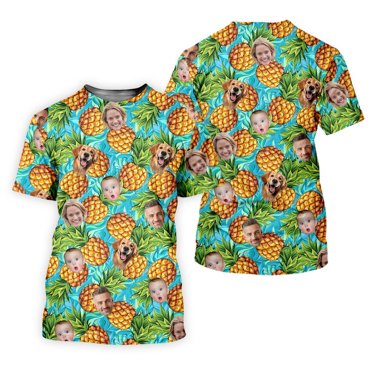 Pineapple Button Up Shirt, Hawaiian Shirts With Faces, Sleeveless Womens Golf Shirts, Ladies Golf Shirts SH818