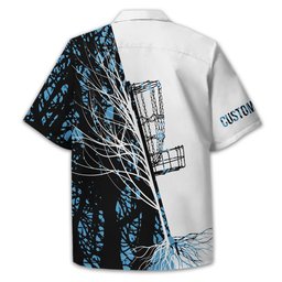 Personalized Tree And Basket Golf Polo Shirt, Gift For Golfers, Golf Gift For Men SH818
