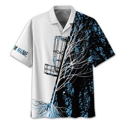 Personalized Tree And Basket Golf Polo Shirt, Gift For Golfers, Golf Gift For Men SH818