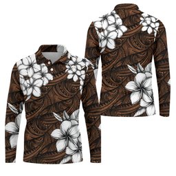 Polynesian Tribal Pattern Hawaiian Golf Shirt, Men's Golf Shirt, Polo Shirts For Men SH818