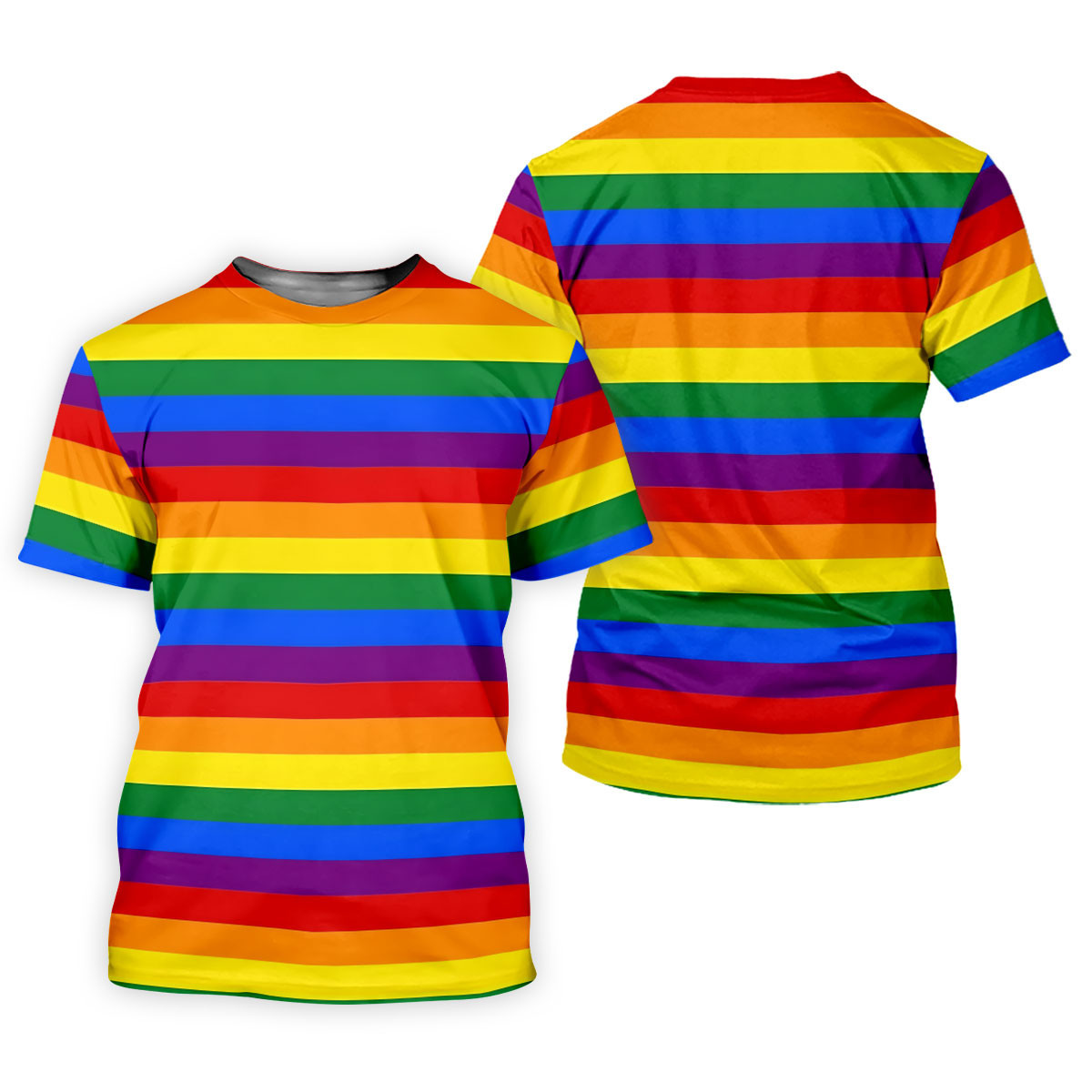 LGBT Rainbow Flag Ladies Golf Tops, Gay Pride Month Celebrate Golf Shirt For Women SH818