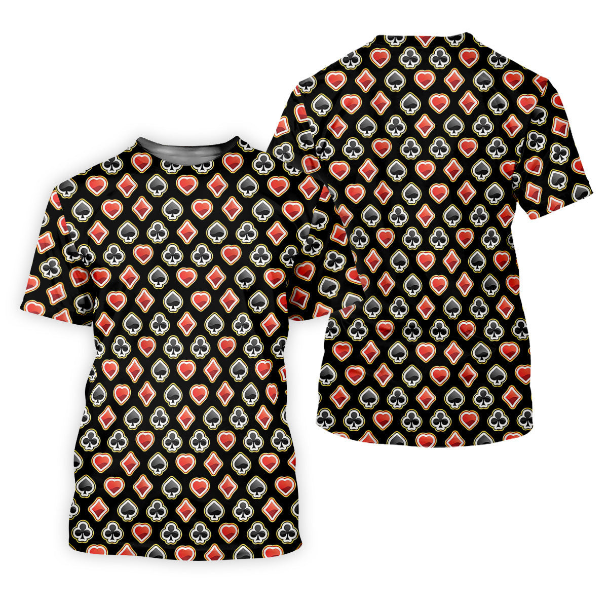 Playing Card Poker Golf Shirt, Fun Golf Shirts For Men, Polo Shirts For Men, Golfing Apparel SH818
