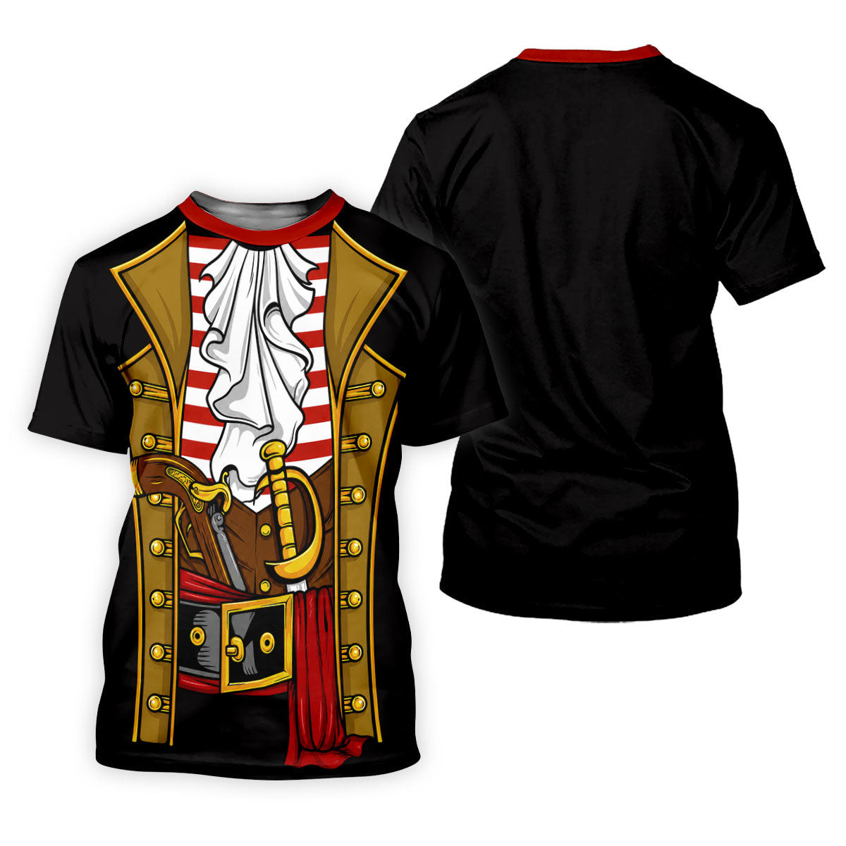 Pirate Captain Outfit Golf Shirt, Swashbuckler Costume Design, Golf Shirt For Women SH818