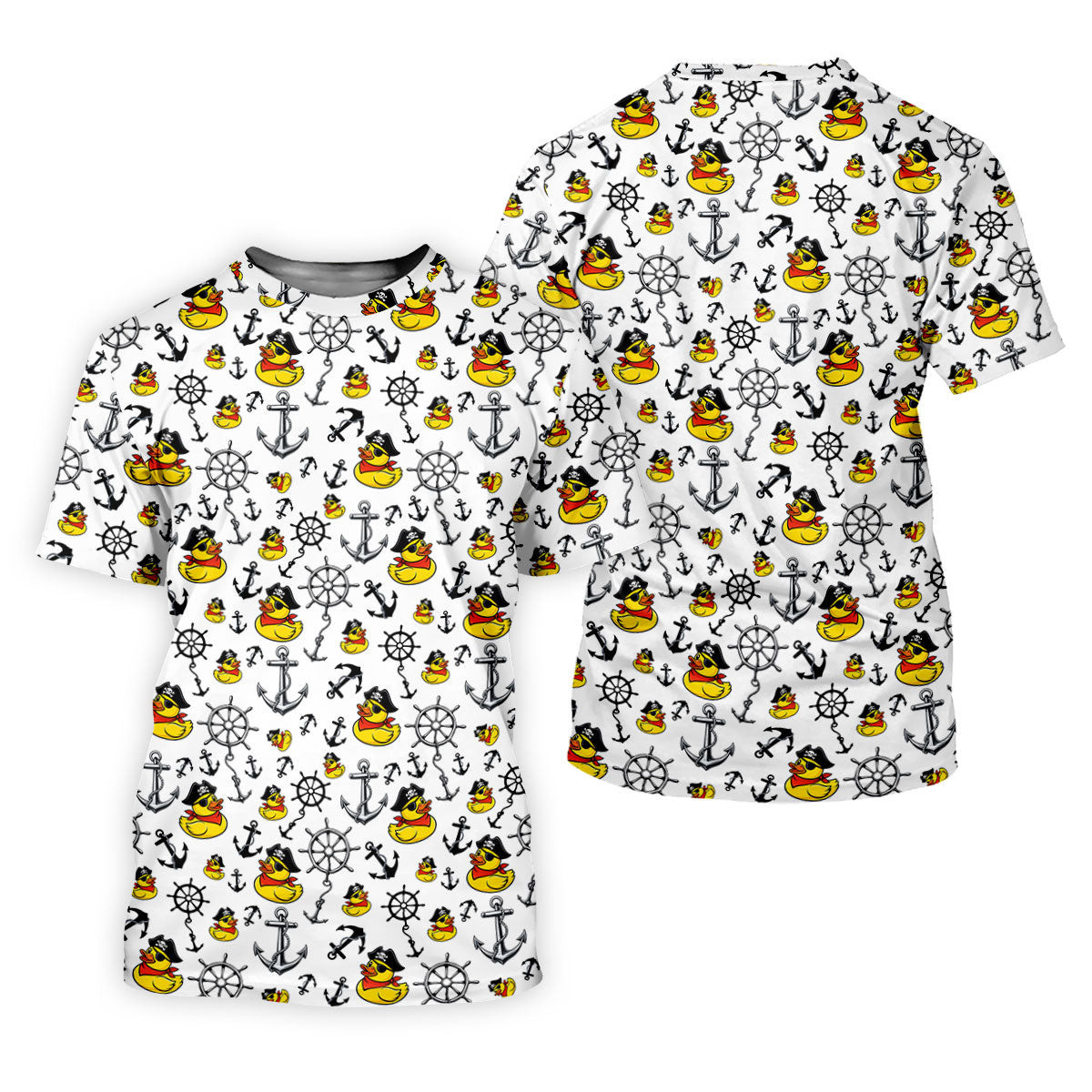 Pirate Rubber Ducks Funny Golf Shirt, Cute Golf Outfit, Ladies Golf Shirts, Golf Shirt For Women SH818
