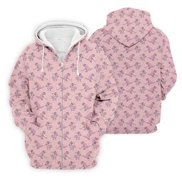 Pink T-Rex Dinosaur Golfer Pattern Golf Polo Shirt, Golf Shirts For Men, Mens Golf Apparel SH818