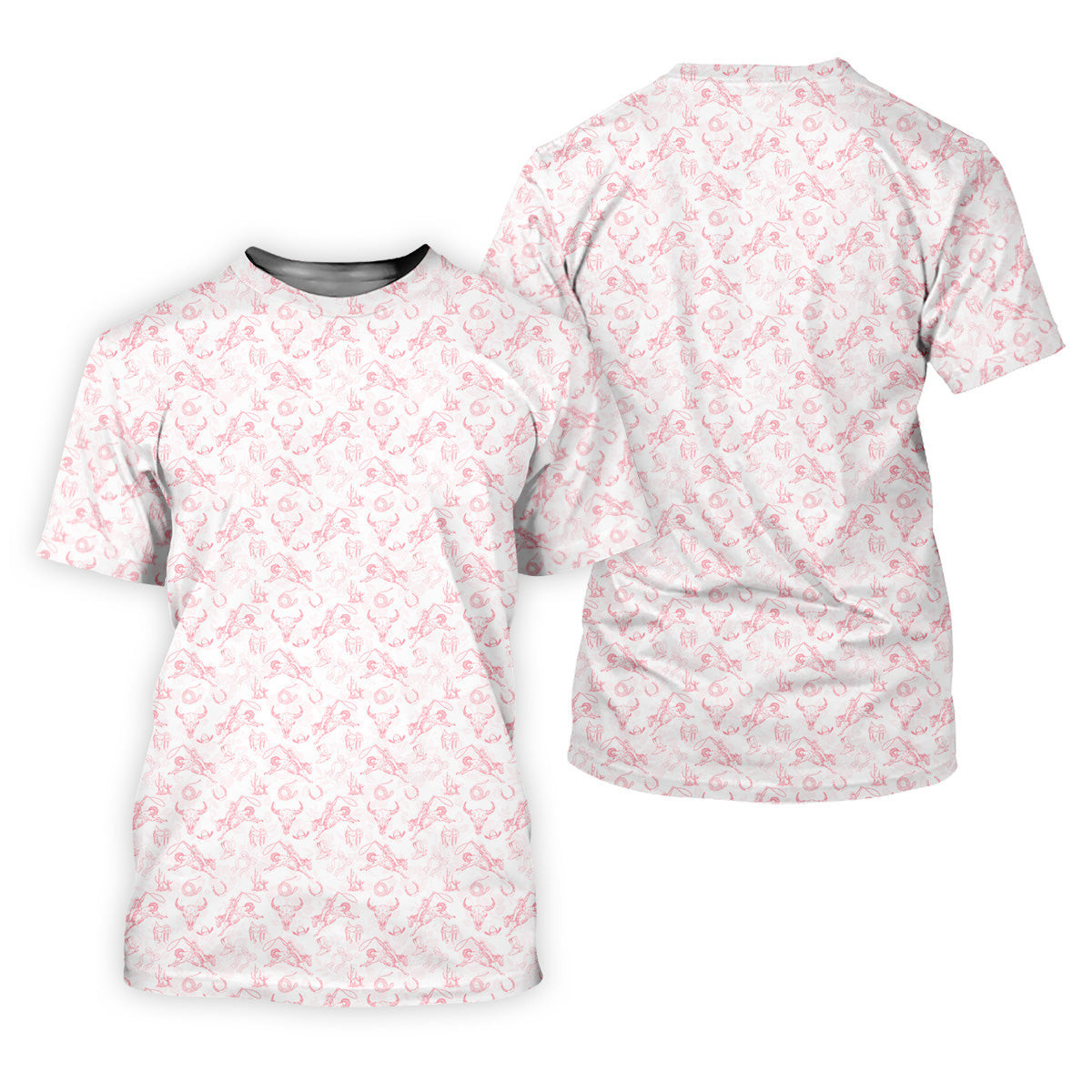 Pink Toile Chinoiserie Bow Western Golf Shirt, Cute Golf Outfit, Ladies Golf Polos, Golfing Apparel SH818