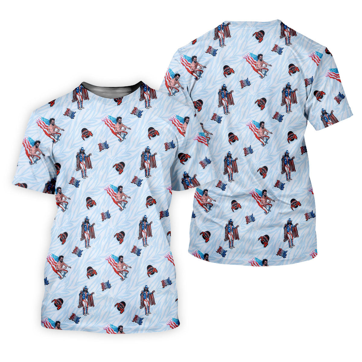 Randy Savage Patriotic Golf Shirt, Macho Man Golf Polo, Mens Golf Apparel SH818