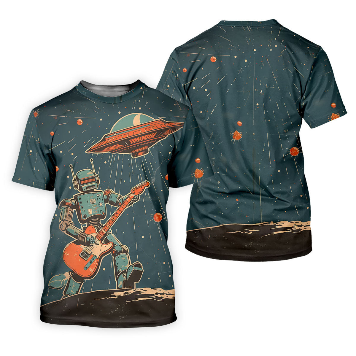Robot UFO Sleeveless Golf Shirt, Cute Golf Outfit, Women's Golf Shirt, Golf Polo For Women SH818