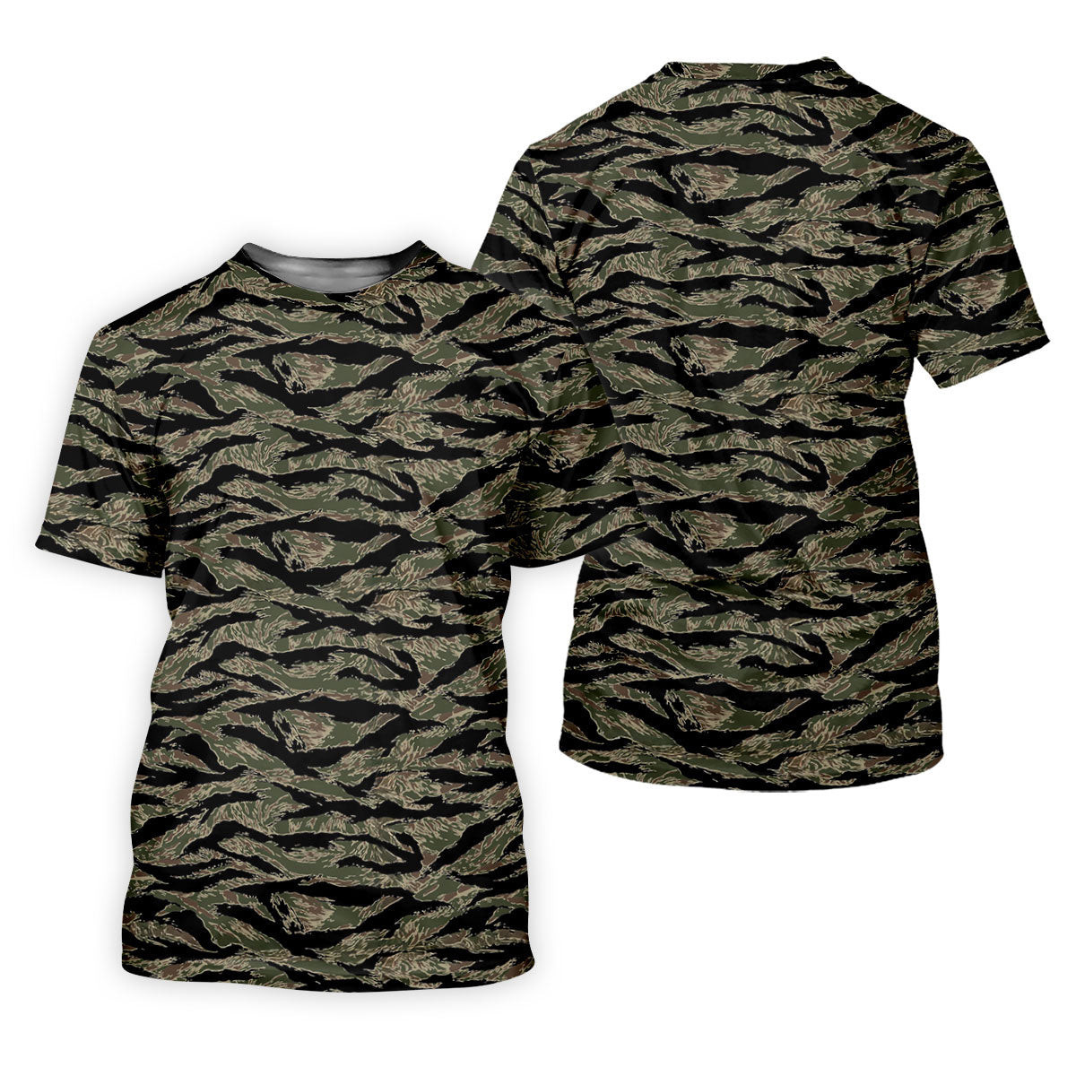 Rhodesian Tiger Stripe Camo Hawaiian Golf Shirt, Men's Golf Shirt, Polo Shirts For Men SH818