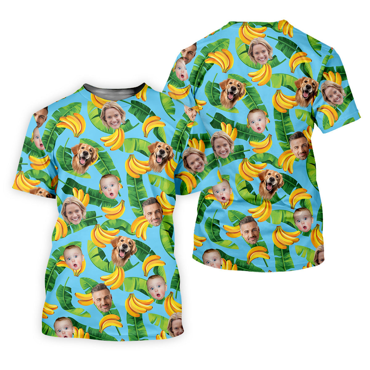 Seamless Pattern, Banana Shirt, Men Golf Polo, Hawaiian Shirts With Faces, Great Golf Gifts For Guys SH818