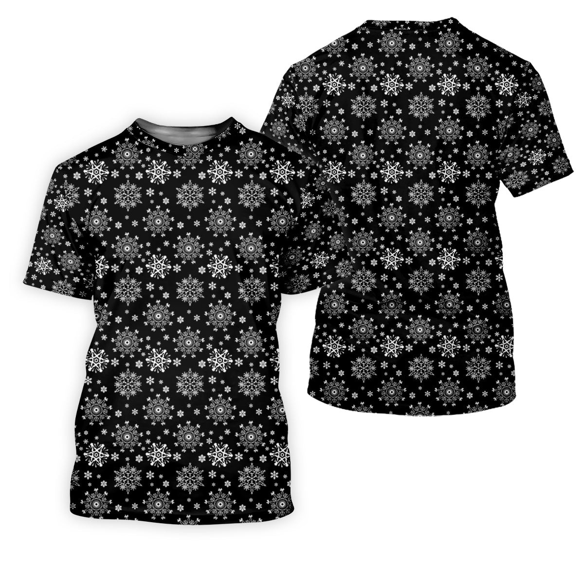 Dirty Funny Adult Humor Snowflakes Black Golf Shirt, Fun Men's Golf Polos, Christmas Golf Shirt, Polo Shirts For Men SH818