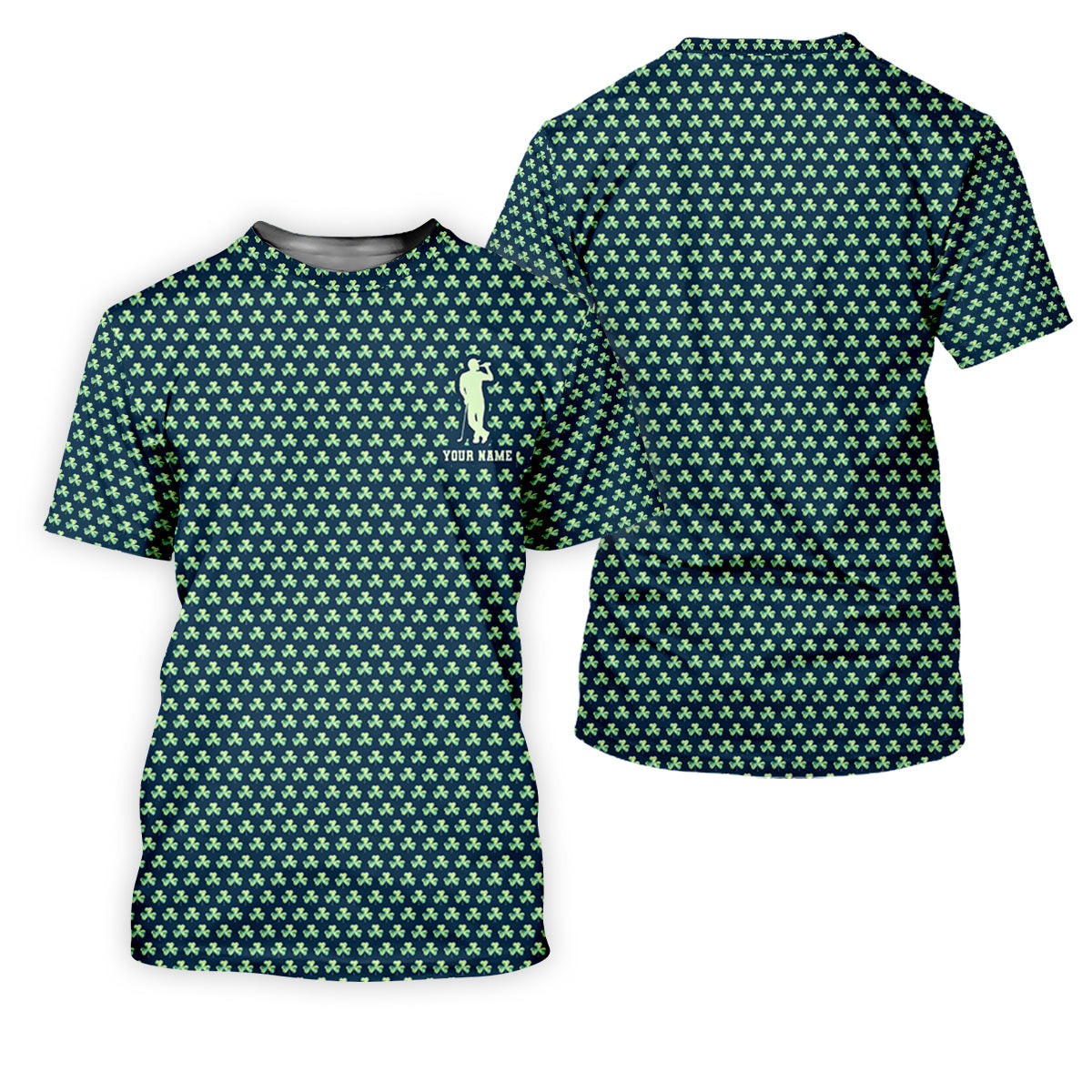St Patrick's Day Shamrock Golf And Beer Green Golf Shirt, Women's Golf Tops, Ladies Golf Polos SH818