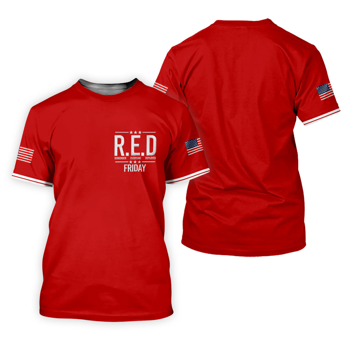 Support Our Troops Golf Shirt, R.E.D. Friday Polo Shirt For Women, Patriotic Military Pride Wear SH818