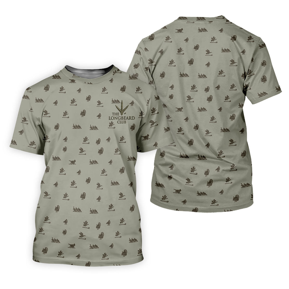 The Longbeard Club Turkey Hunting Father's Day Golf Shirt, Dad Golf Shirt, Golf Gift For Dad SH818