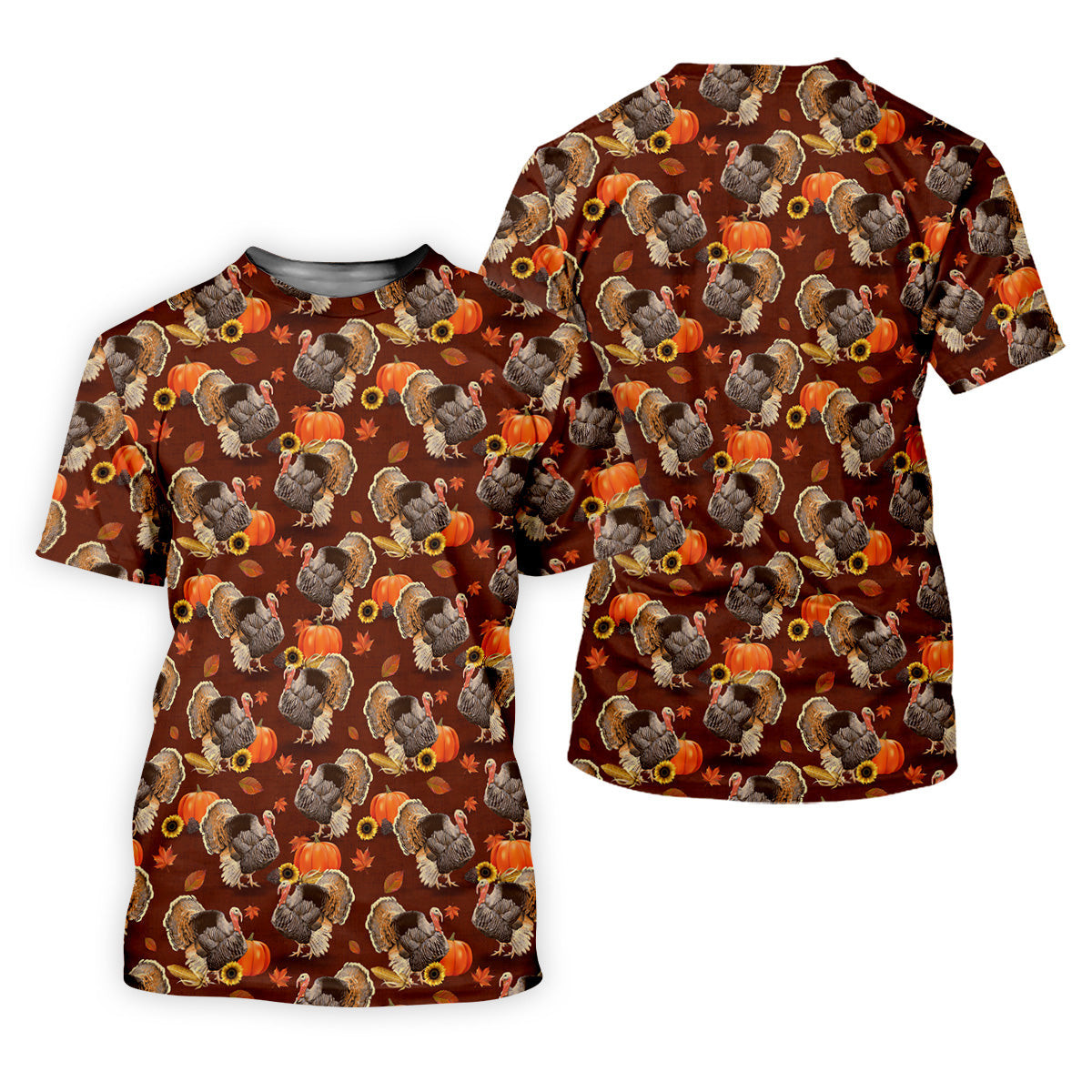 Thanksgiving Day Autumn Turkey Golf Shirt, Women Golf Top, Ladies Sleeveless Tops, Women's Golf Shirts SH818