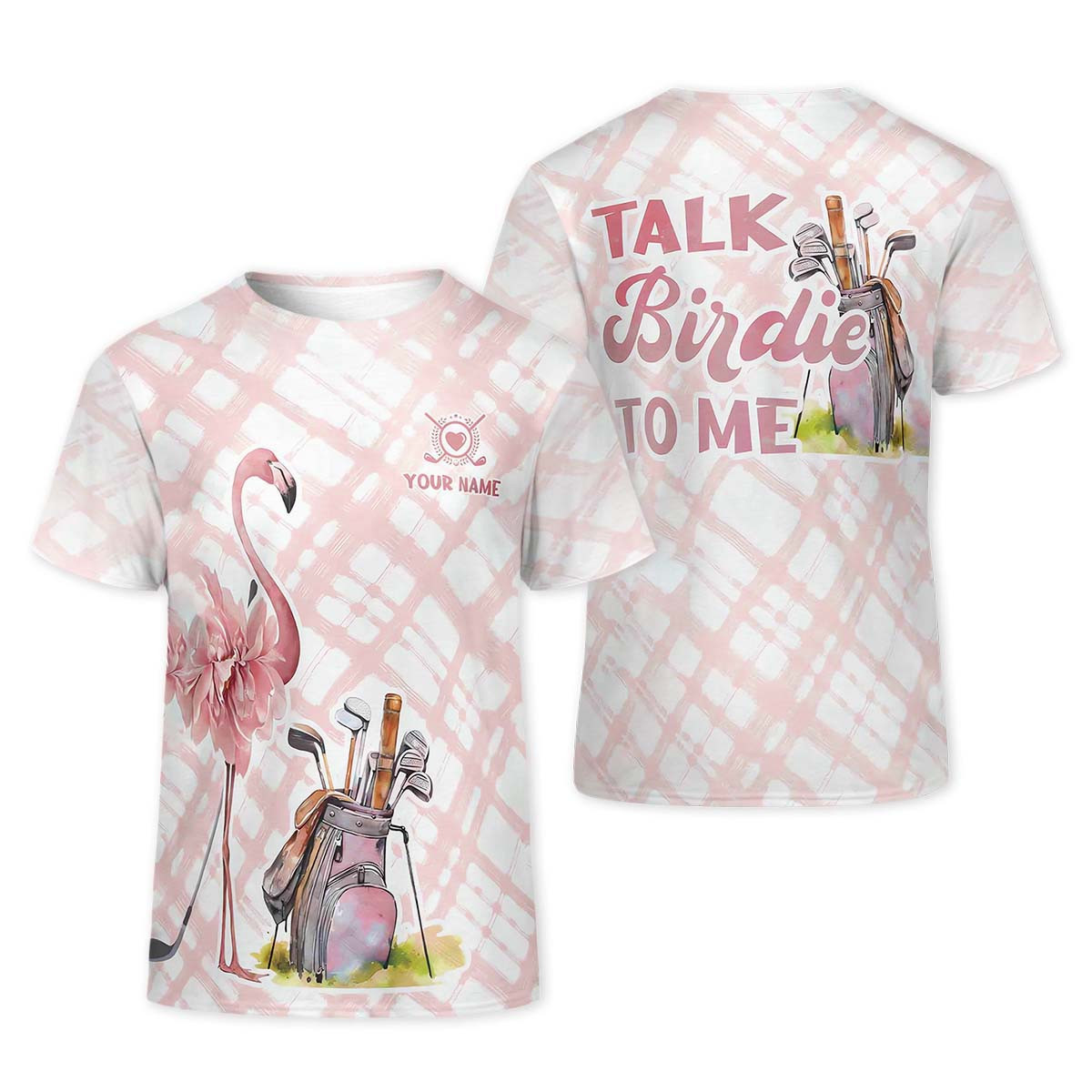 Talk Birdie To Me Womens Golf Polo Shirt, Golfing Apparel, Womens Golf Gifts SH818