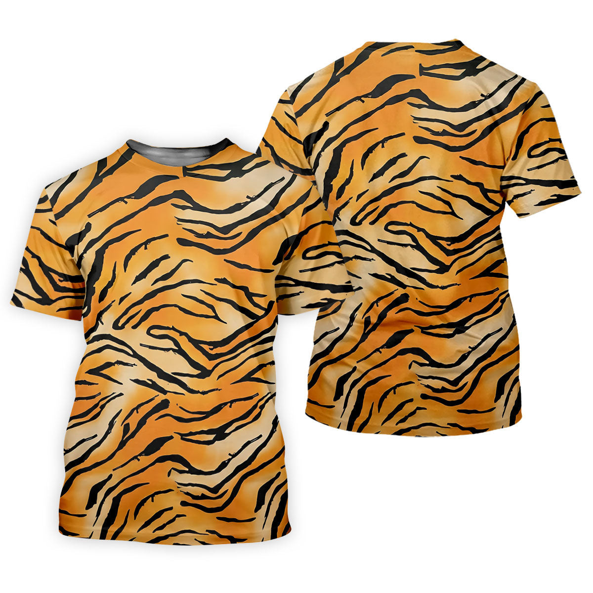 Tiger Stripe Pattern Hawaiian Golf Shirt, Fun Women's Golf Shirts, Ladies Golf Shirts SH818
