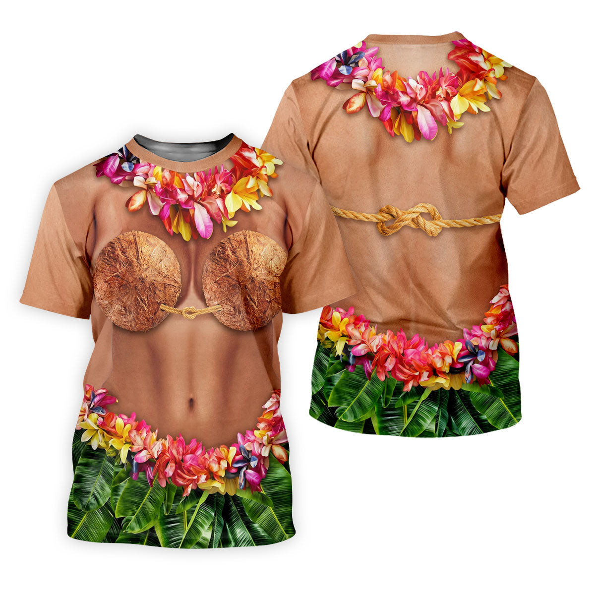 Tropical Theme Party Hawaiian Golf Shirt, Men's Funny Golf Shirts, Polo Shirts For Men SH818