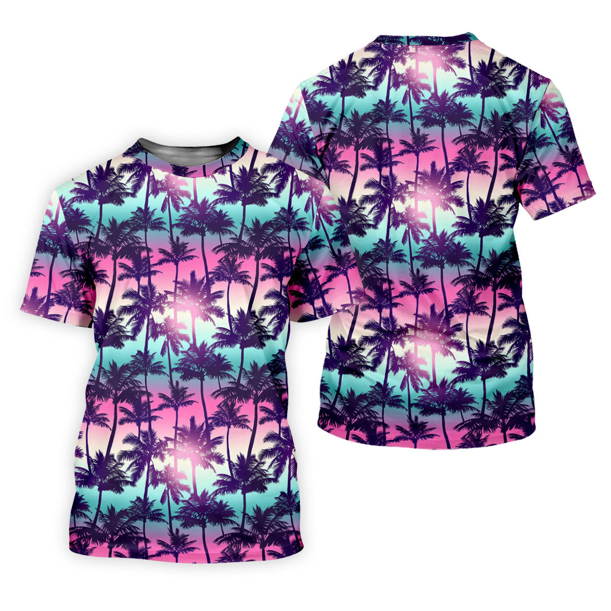 Tropical Palm Tree Golf Shirt, Men's Golf Polo Shirt, Hawaiian Polo Shirt, Summer Beach Polo For Men SH818