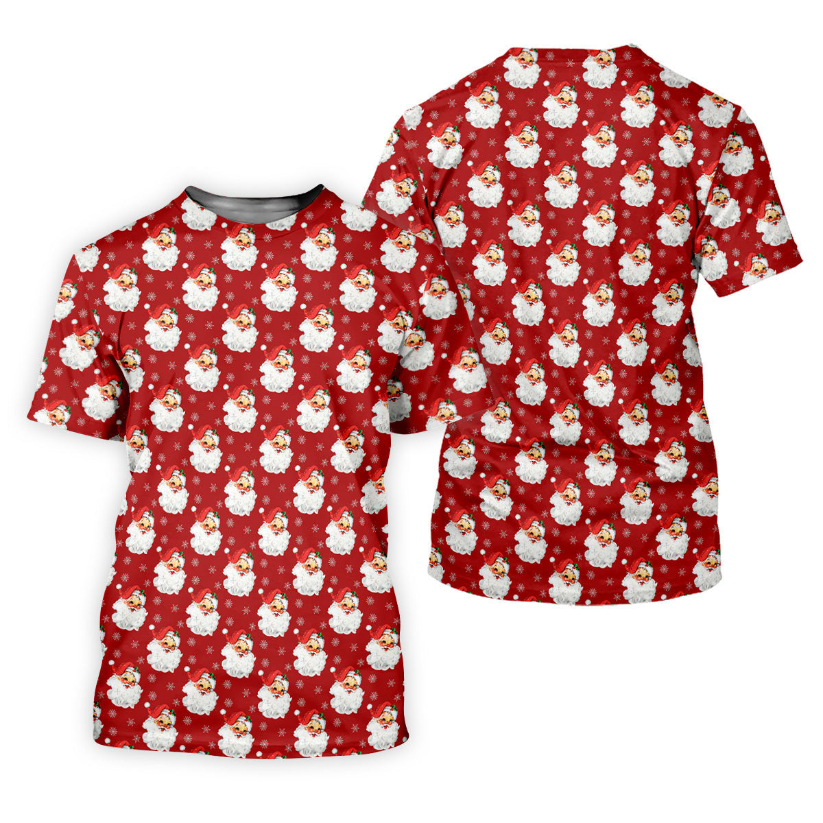 Vintage Santa Claus Red Christmas Women's Golf Tops, Christmas Golf Shirt, Ladies Golf Polos, Golfing Apparel SH818