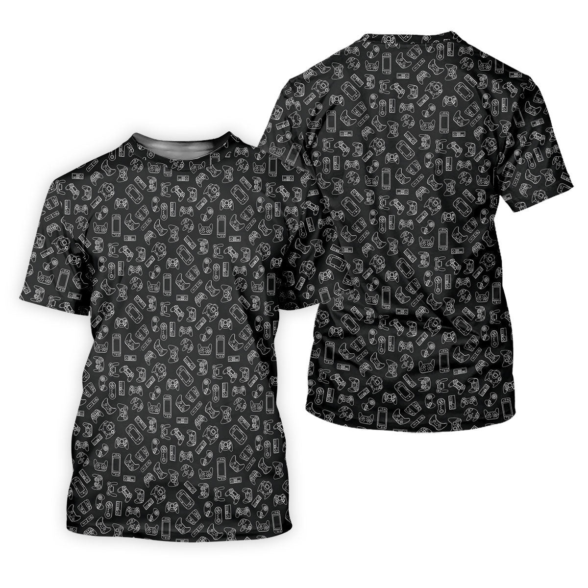 Video Game Controller Seamless Pattern Hawaiian Golf Shirt, Men's Golf Shirt, Polo Shirts For Men SH818