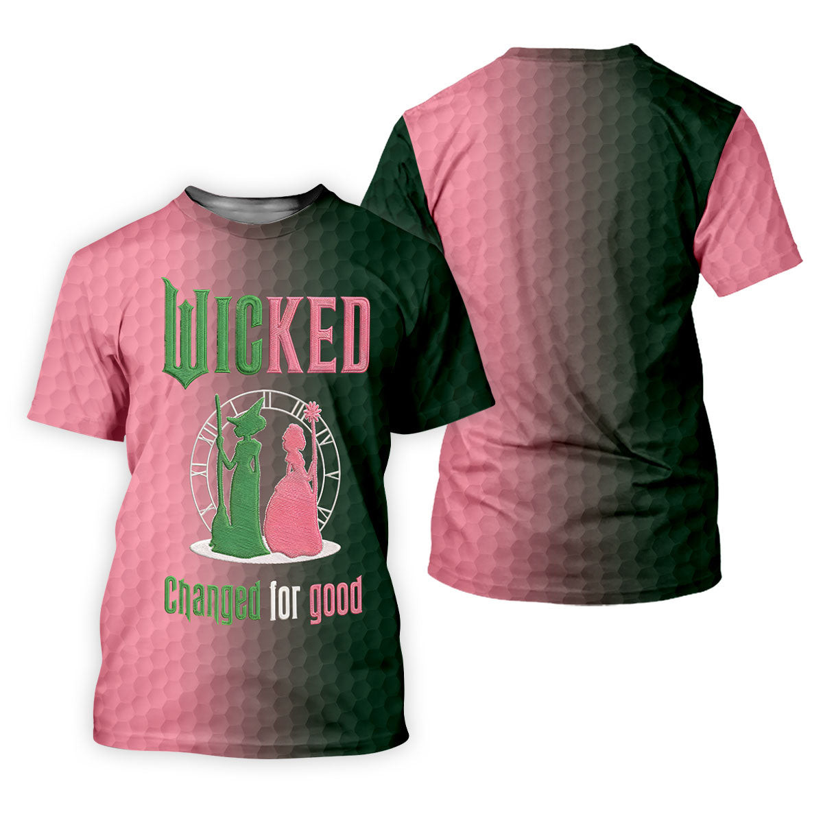 Wicked Changed For Good Embroidered Golf Shirt, Men's Golf Shirt, Hawaiian Golf Shirt SH818