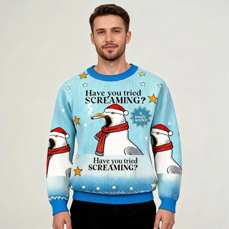 All Dog Lovers Know This Feeling Christmas Ugly Sweater Xmas Outfits UGLY926