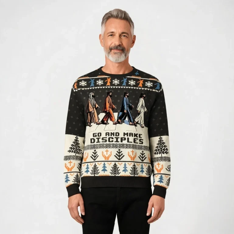 Go And Make Disciples Ugly Christmas Sweater Christian Sweater UGLY926