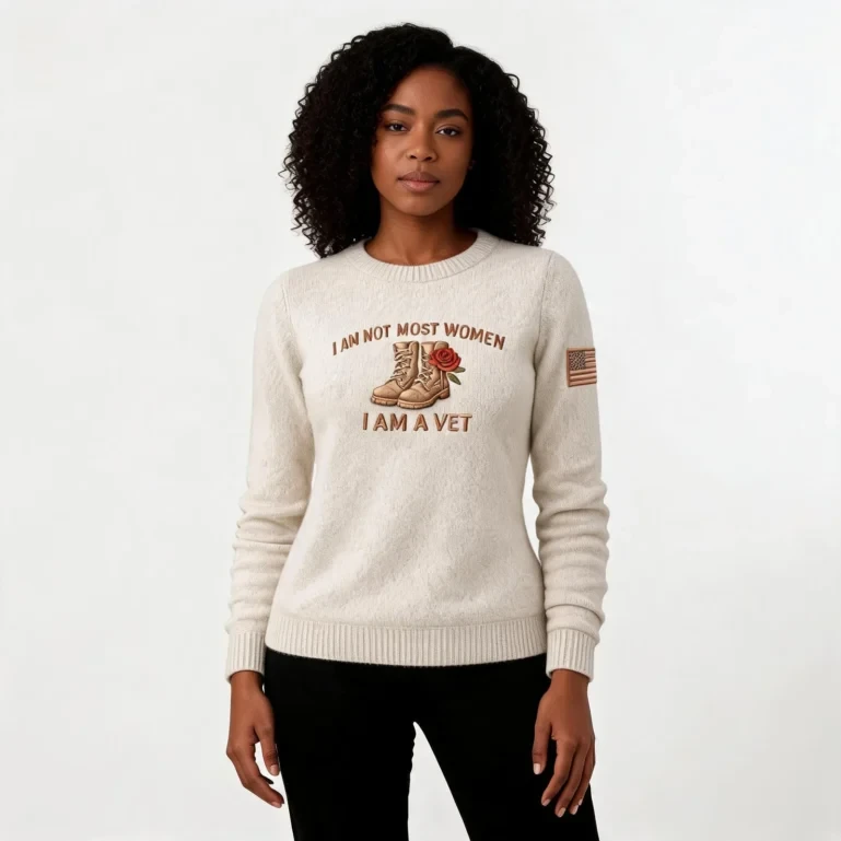 I Am Not Most Women I A Vet Sweater Female Vet Apparel Gift For Mom UGLY926