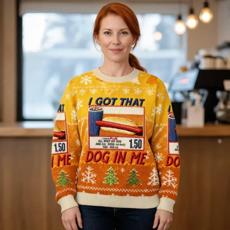 I Got That Dog In Me Christmas Ugly Sweater Winter Apparel Christmas UGLY926