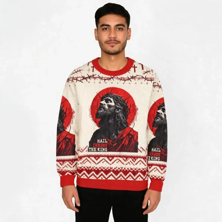 Tokyoviva Jesus Christ The Way The Truth The Life Ugly Sweater UGLY926