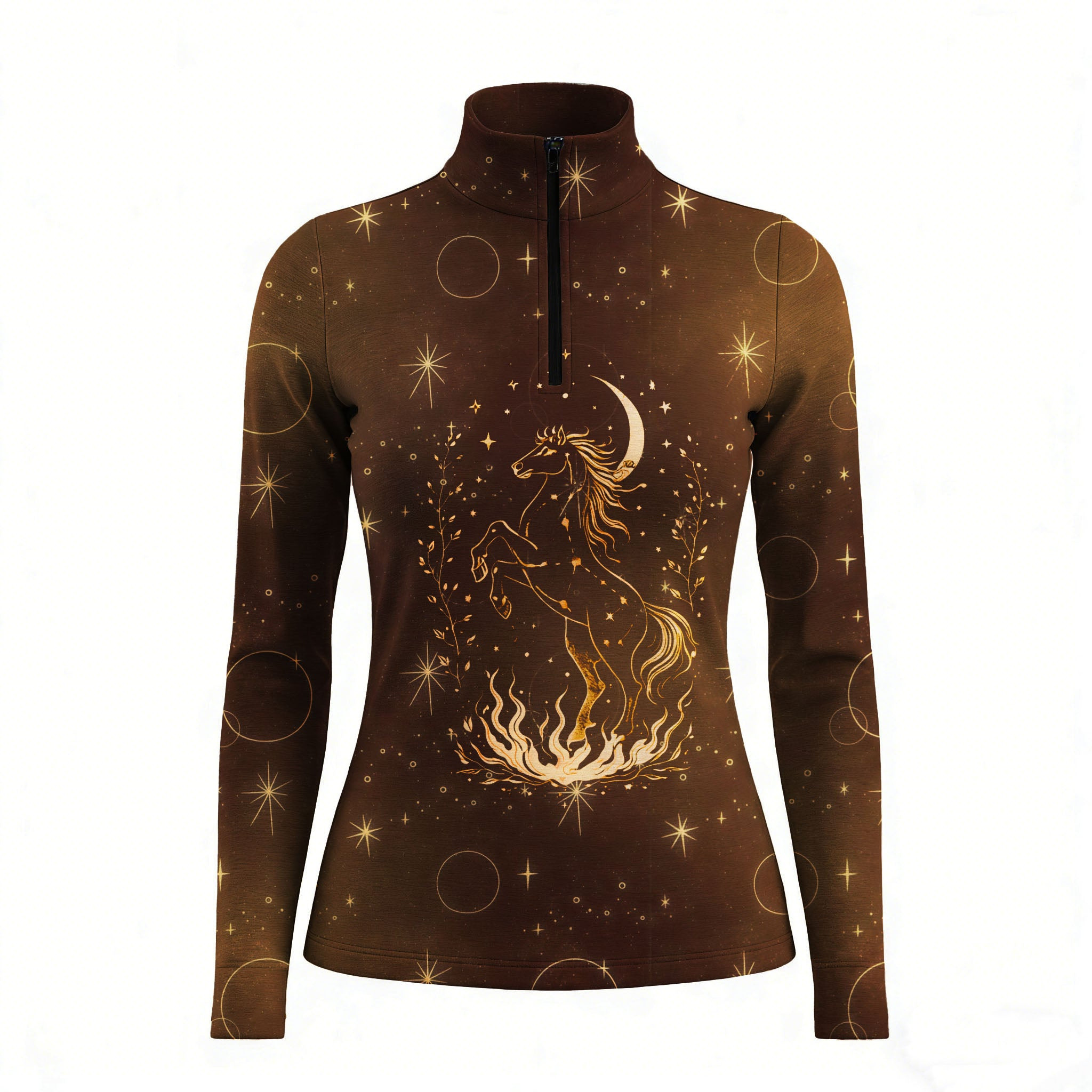 Celestial Horse Quarter-Zip Top RIDING927