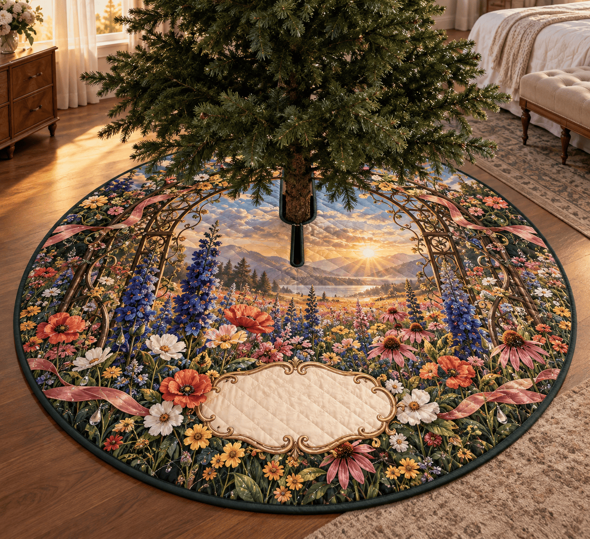 Wildflower Bedroom Statement Tree Skirt TREEK101