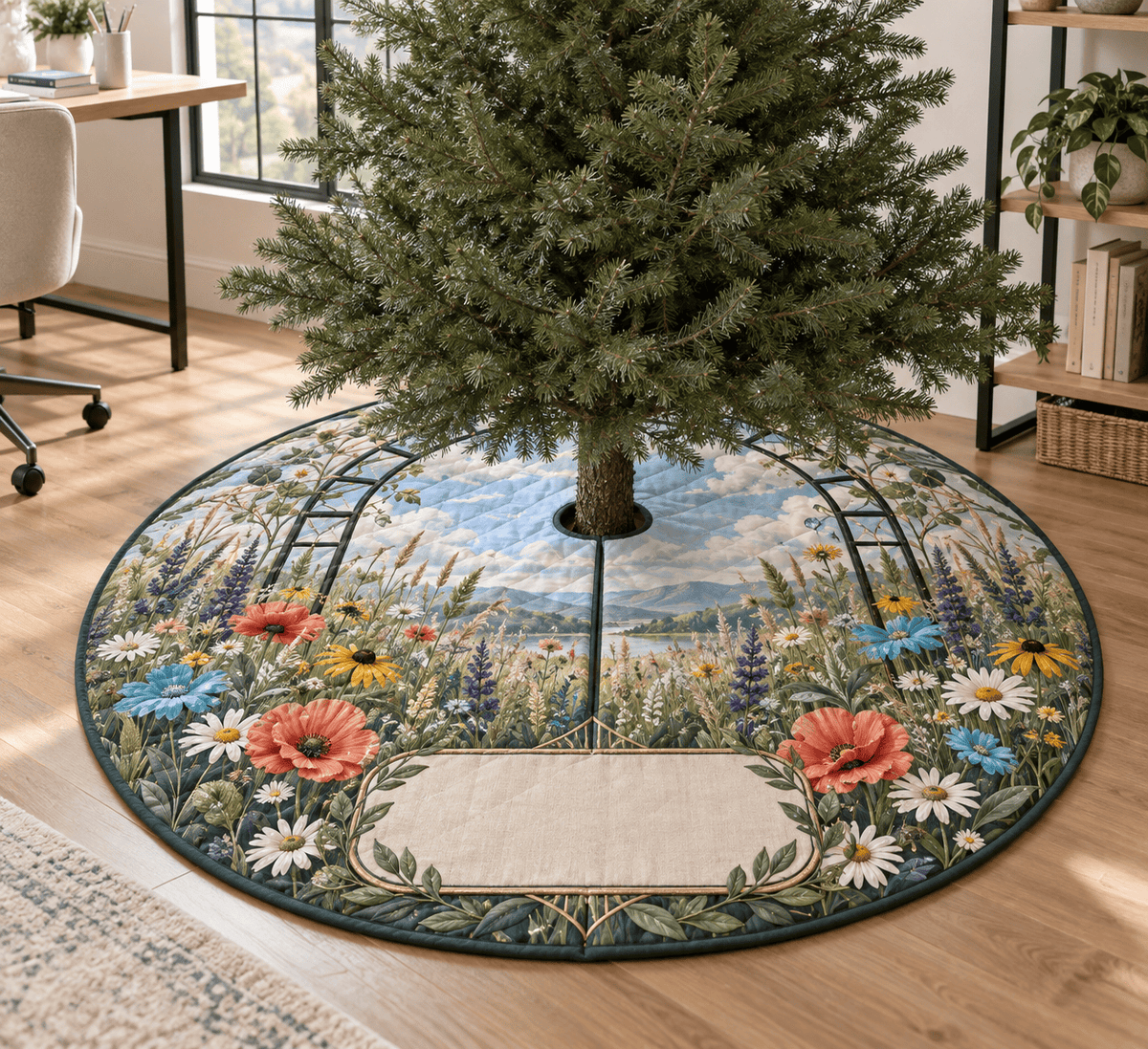 Wildflower Home Office Tree Skirt TREEK101