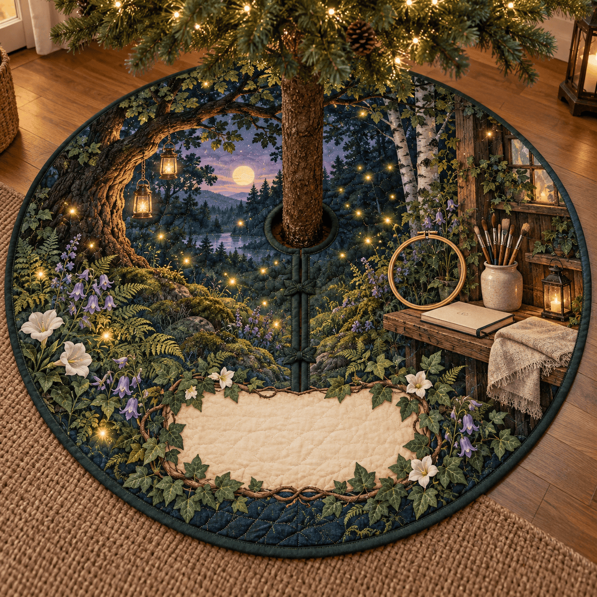 Firefly Clearing Hobby Studio Tree Skirt TREEK101