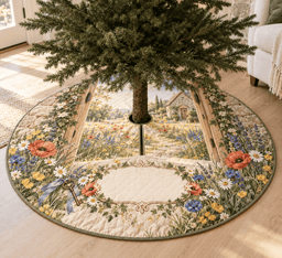 Wildflower Housewarming Tree Skirt TREEK101
