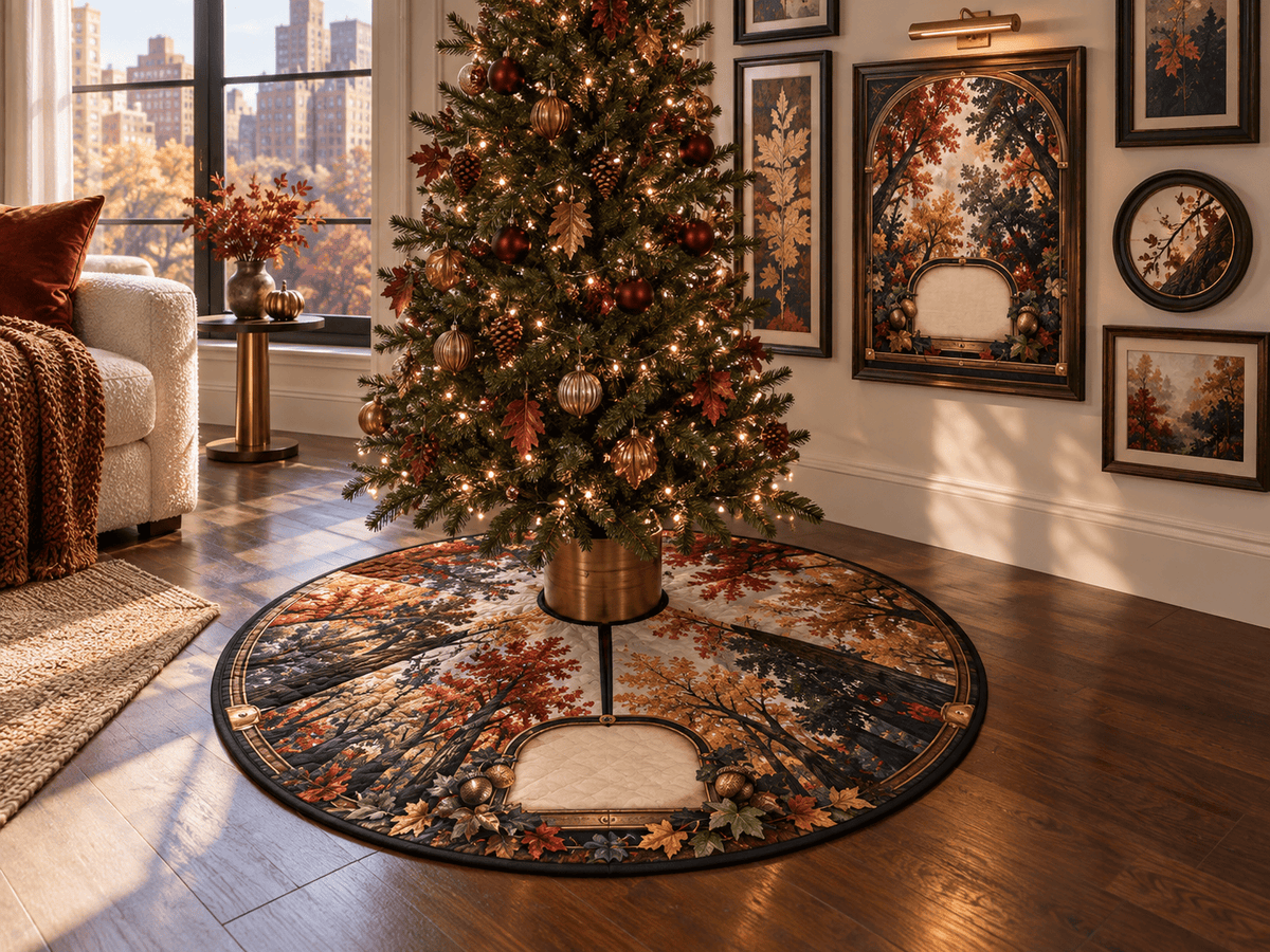 Autumn Canopy Apartment Gallery Tree Skirt TREEK101