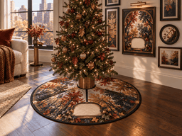 Autumn Canopy Apartment Gallery Tree Skirt TREEK101
