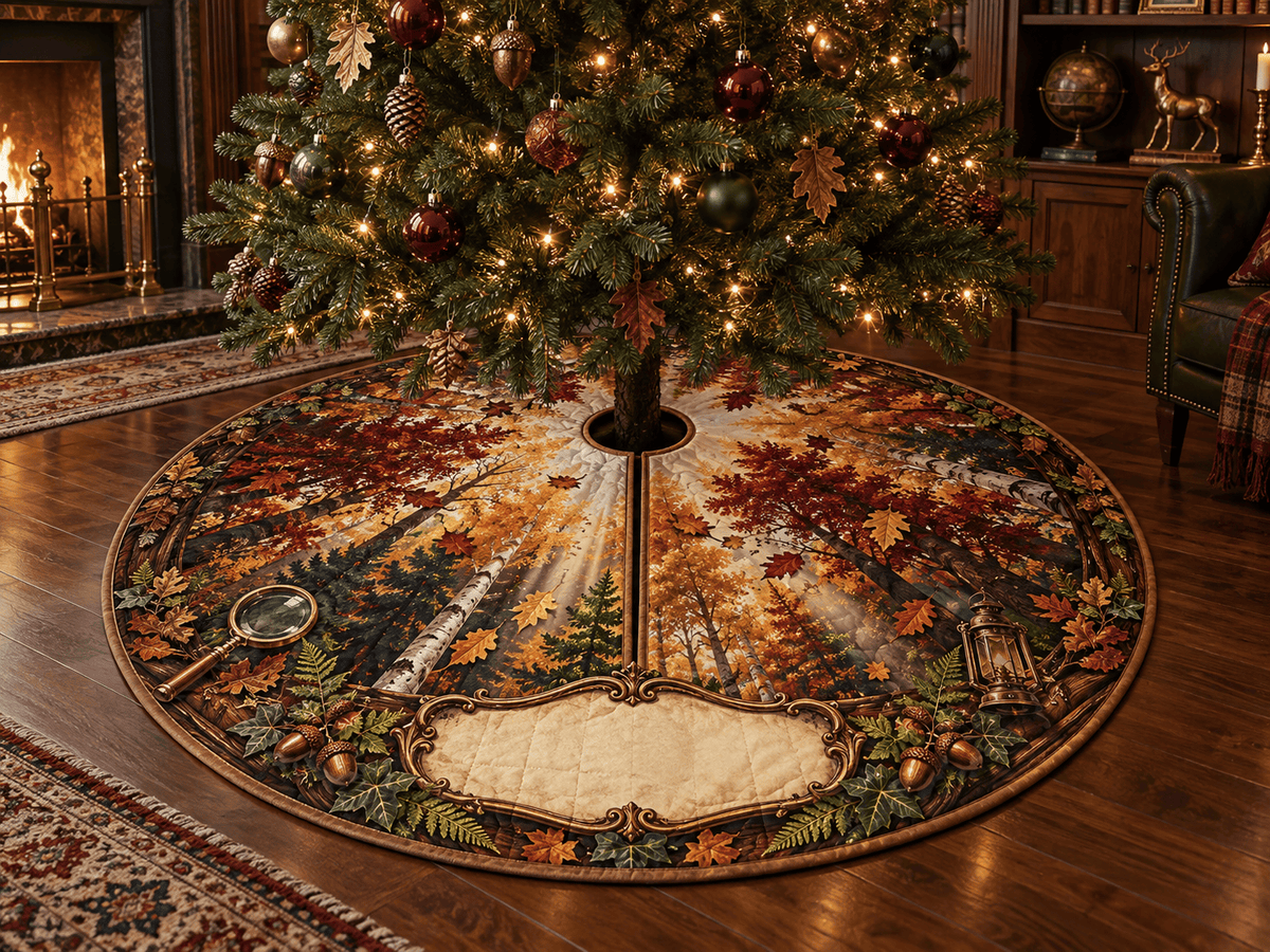 Autumn Canopy Collector Birthday Tree Skirt TREEK101