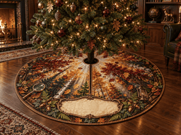 Autumn Canopy Collector Birthday Tree Skirt TREEK101