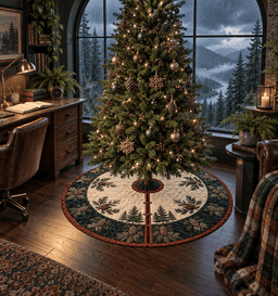 Rainy Forest Home Office Tree Skirt TREEK101