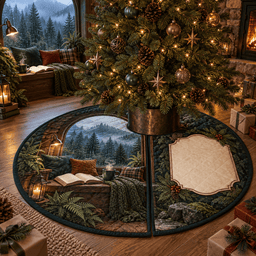 Rainy Forest Reading Nook Tree Skirt TREEK101