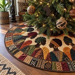 Queenly Roots Christmas Tree Skirt - Made to Order TREEK101