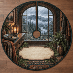 Rainy Forest Welcome Home Tree Skirt TREEK101