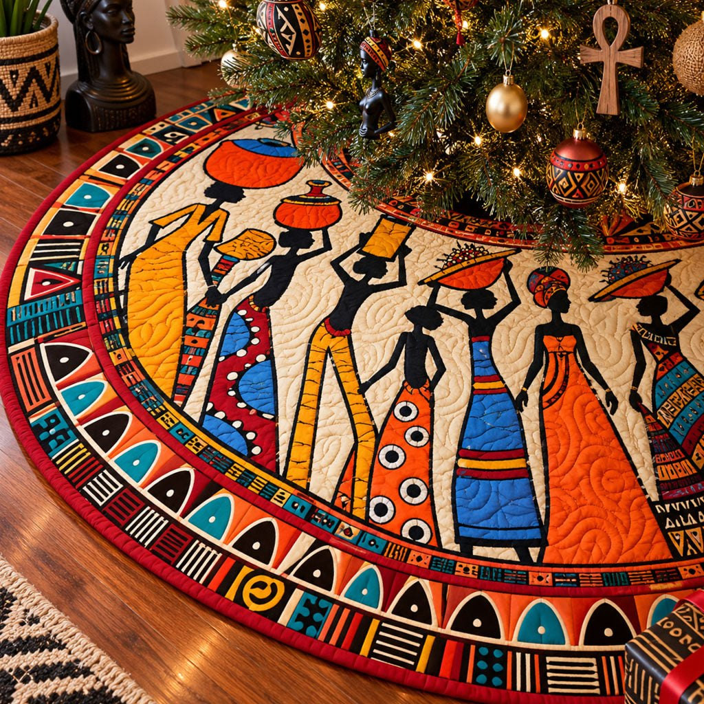 Ancestral Grace Christmas Tree Skirt - Made to Order TREEK101