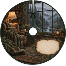 Rainy Forest Quiet Corner Tree Skirt TREEK101