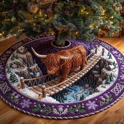 Highland Bridge Christmas Tree Skirt - Made to Order TREEK101