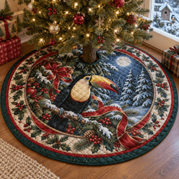Toucan Quilted Christmas Tree Skirt TREEK101